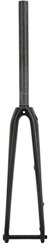 Eujgoov Freno de Disco de Carbono,Horquilla Delantera de Bicicleta Horquilla de Fibra de Carbono,Horquilla de Fibra de Carbono Resistencia Rígida Fuerte para Montar UD Brillante (UD Mate)