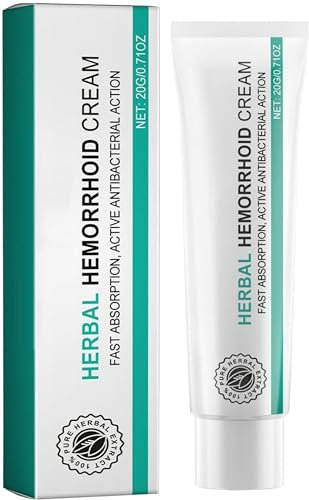 Medalisk Crème hémorroïdes chinoise pour hémorroïdes et hémorroïdes pour homme et femme, 20 g (1 pièce)