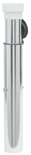vidaXL Base de sombrilla enterrada de Palo de 40-50 mm Aluminio Plata, Anclaje de Tierra para sombrilla, Base de sombrilla, Placa Base Universal para sombrilla