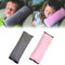 Zueyen Lot de 2 protège-ceinture de sécurité pour enfant - Coussin de ceinture de voiture amovible - Convient pour une utilisation lors des sorties, des voyages et du sommeil des enfants (rose + gris)