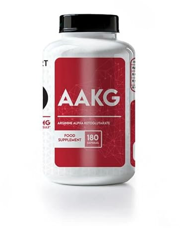 AAKG 2500/4000 – L-Arginine Alpha-Ketoglutarate – Endurance & Performance – 2500mg à 4000mg – Vasodilatation & Récupération Musculaire – Pilulier 180 Gélules – Assimilation Optimale – SportDiet