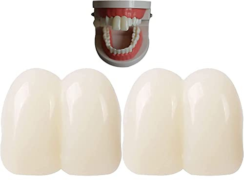 Bemvp 2 stycken 17 mm, två halloween kanin främre tänder, clowntänder för skrämmande häxdräkt, kanin cosplay tillbehör, fototillbehör