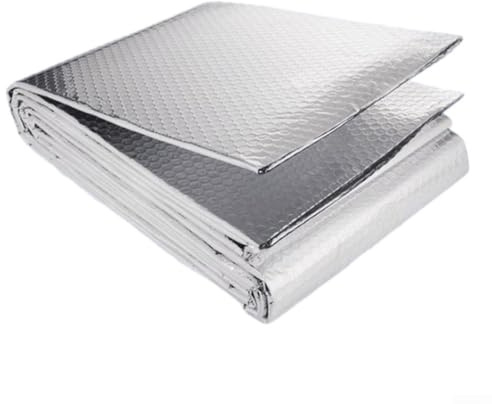Laymotric Película aislante de burbujas de aluminio, 30 cm x 10 m, 3 mm de grosor, aislamiento térmico para techo, suelo, cavidad de pared, lámina reflectante de radiador, barrera de aislamiento de