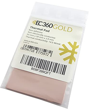 EC360® GOLD 14,5W/mK Wärmeleitpad (50 x 50 x 2,0 mm)
