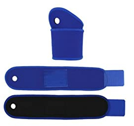 GUTEINTE Polsiera in Neoprene, Supporto per Polso, Fascia Elastica Mano Polso, Supporto per Sport, Palestra, Lavoro, Adatto per Uomini e Donne, Colore Blu, 2 Pezzi (S)