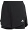 adidas Damen AEROREADY Made for Training Minimal Two-in-One Shorts, Black / White, L