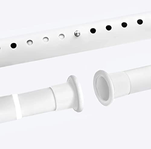 REHON 70-400cm Keine Bohrmaschine Erforderlich Gardinenstange Extralange Spanngardinenstange Für Große Fenster, Duschräume, Schränke Schwarz…