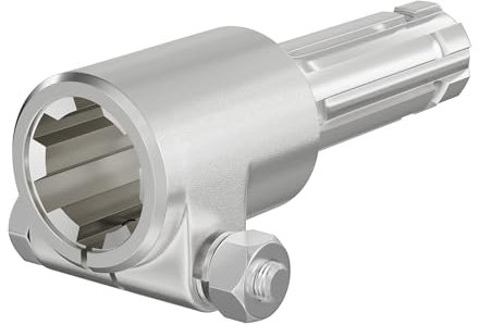 WilTec Toma de Fuerza, PTO 140 mm Casquillo con Eje Estriado 1 3/8 6 Eje de Salida 1 1/8 6 Tractor