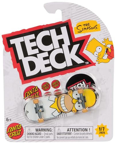 Spin Master Tech Deck Toy Monopatín 96mm SglEntSr SmpsnsBrd1