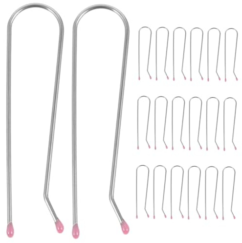 Gatuida 20 piezas Clips para Rizadores Eléctricos de Cabello Sujetadores Metálicos para Rulos Calientes Recambios Resistentes y Compatibles con Varios Calentamiento Rápido para Peinados