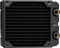 Corsair Hydro X Serie, XR5 140mm Radiatore Spessore per Raffreddamento a Liquido, I Supporti Ventole da 140 mm, Installazione Struttura di Rame di con Guide delle viti Delle Ventole, Nero