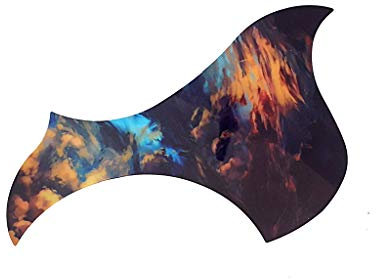 Alnicov 1 x Universal-Schlagbrett für Folk-Akustikgitarre, selbstklebend, für Akustikgitarre