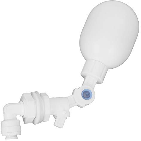 3/8-Zoll-Wasserfilter-Schwimmerventil, Mikro-Schwimmerventil, einstellbares Mini-Wasser Float, Luftbefeuchter Wassertank passend für Aquarium RO DI-Umkehrosmosesystem