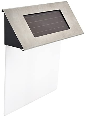 Luz Solar Dirección Casa LED IP65 Acero Inoxidable Automática