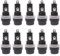 WANGCL 10 Stück 10 A 250 V Sicherungshalter Panel Mount 5 x 20 mm Sicherungshalter Schraubenabdeckung für elektrische Geräte und Motorräder
