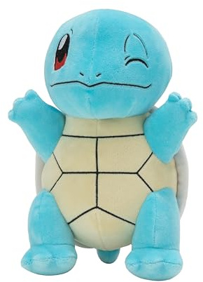 Pokémon Peluche Squirtle Peluche Suave de 20 cm con Detalles auténticos