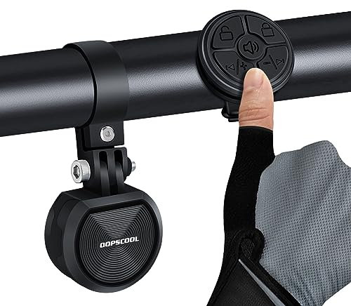 Elektrische Fahrradklingel mit 4 einzigartigen Signalen für Mountainbike,Stabile Montage, korrosionsbeständig, Fahrradklingel Kinder, laut, Fahrradhupe elektrisch, Ideale Klingel für Ihr Fahrrad