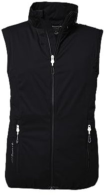 killtec Damen 2-Lagen Weste, Funktionsweste packbar KOS 67 WMN VST, schwarz, 38, 41346-000