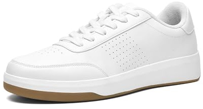 Bruno Marc Zapatillas de Deporte de Moda para Hombre, Zapatos Casuales.,Size 43.5,Blanco,SBFS2322M