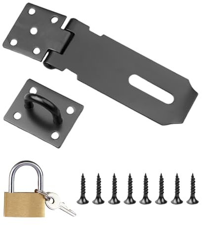 1 Juego De Cerraduras De Acero Inoxidable, 1 Candado De Latón, Cerraduras Para Puertas Y Cajones, Cerraduras Antirrobo De Metal, Prácticas Cerraduras Con Pestillo Para Puertas