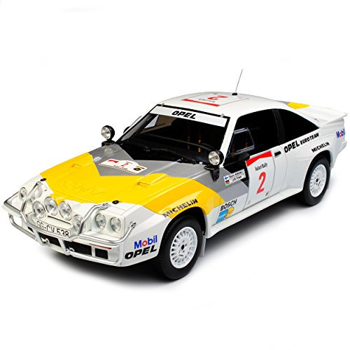 Opel Manta 400 Gruppe B Rally Safari 1985 Aaltonen/Drews Nr 245 1/18 Otto Modell Auto mit individiuellem Wunschkennzeichen