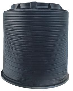 Varile 80x80cm Universalschacht I Erdtank aus Kunststoff (MIT Boden) mit abschließbaren Deckel Schwarz