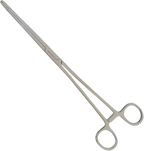 Professionella hemostat-fisketänger i rostfritt stål används som smycken, flugfisketänger och urhakande fisktång – husdjur, hundöron hårtrimning tänger (30 cm)