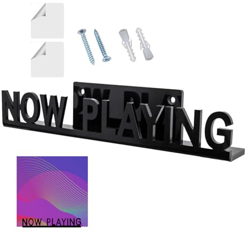 Väggfäste för spelande album, transparent vinylstativ