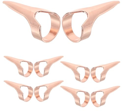 Anillo Distribuidor para Trenzar el Cabello, 10 Piezas de Metal | Uso Profesional en Tiendas, Diseño Chic y Elegante, para Organizar y Distribuir Piezas Pequeñas