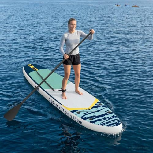 Ordellia HYDROS, uppblåsbar stående paddlbräda, paddlbräda, sup-bräda, uppblåsbar paddleboard, Touring Allround, x x, PVC