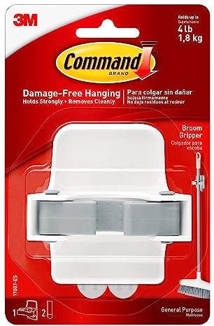 Command 3M Adhesive Broom Gripper - 12 Pack