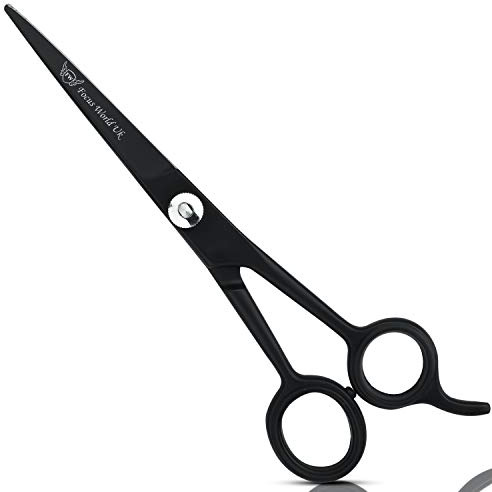 Focus World Uk FocusWorld Professional Hairdressing Scissors, 6.5 Inch, Black, 1 count