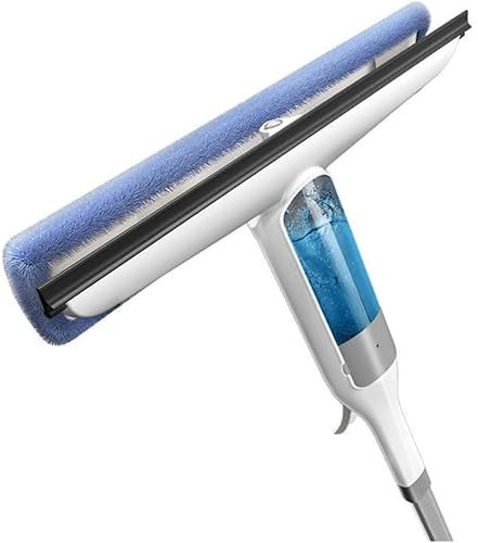 Trapeador En Aerosol Para Limpieza De Ventanas, Limpiador De Ventanas, Limpiaparabrisas, Longitud Ajustable De 122 Cm/48 Pulgadas, Borrado Frontal De Manchas, Raspado Inverso De Manchas De Agua