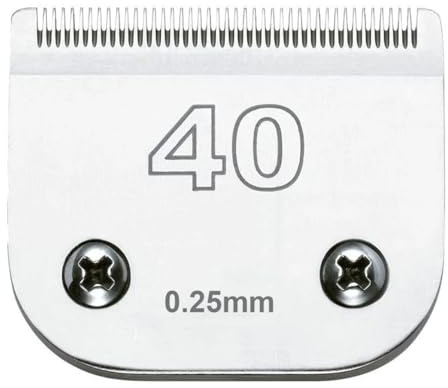 Pet Dog Grooming Clipper Keramiskt blad, Kompatibel med For Andis Storlek 40 Klipplängd 1/100 (0,25 mm), Kompatibel med for Oster A5, for Wahl KM