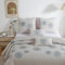 Colcha Boutí Bordada Cama 90 (180x270) para Verano y Entretiempo - 100% Microfibra Suave – Cubrecama Moderno Multiusos Ligero y Transpirable - Incluye 2 Fundas Cojín (1*60x60 + 1*30x50) (Bombay)