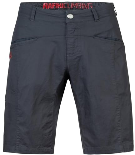 Rafiki Pantalones cortos para hombre CRUX – Pantalones cortos de escalada resistentes para pared de roca, salón y uso diario, Azul Grafito, M