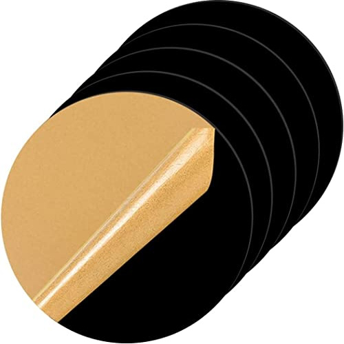 Lastre acriliche colorate, Dischi acrilici rotondi neri da 10 cm e 2 mm for il fai te