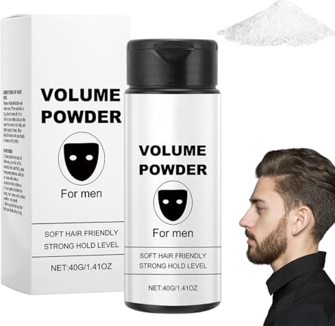 VRYNDH Cera in polvere per capelli da uomo, cera in polvere per capelli uomo,polvere texturizzante, ingredienti naturali puri, texture opaca, tenuta a lunga durata