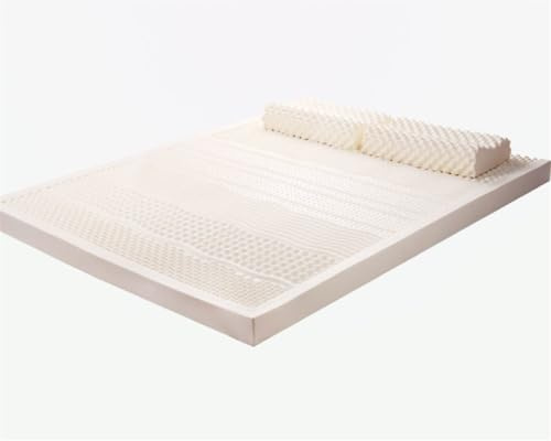 Thailandia, materasso in lattice naturale al 100%, materasso singolo e matrimoniale, con rivestimento matrimoniale, spessore 2,5 cm, 100 x 180 cm, spessore 2,5 cm, 110 x 195 cm