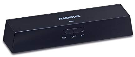 Audio Empfänger und Sender - Marmitek BoomBoom 100 - Bluetooth - 2 in 1 - AAC, aptX & aptX Low Latency - Digitale und analoge Ein- und Ausgänge - Multipair Partymode - 2 Kopfhörer anschließen