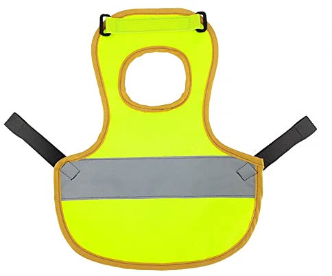 DONGKER Huhn Weste, Wasserdicht Hühnersattel Warnweste für Hennen, Pet Reflective Vest, Einstellbar Henne Kleidung Geflügel Schürze Sattel für Haustiere-Schutzfeder für Huhn Und Ente