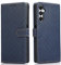 FUNHULLUN Hülle für Samsung Galaxy A05S Premium Leder Handyhülle Flip Tasche Schutzhülle mit Magnetverschluss Kartenfach und Standfunktion für Samsung Galaxy A05S -Blau