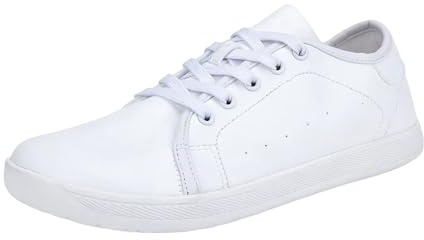 Treer Chaussures Pieds Nus Femme Homme Été Chaussures Pieds Larges, Faux Cuir Légères Barefoot Confort Chaussures Élégant Minimalistes avec Semelle à Chute Zéro Barefoot Shoes Running Sneakers