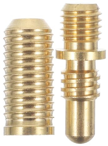 Kisangel 1 Set Kupfer Billard Queue Joint Schrauben Zubehör Goldene Pool Stick Joint Schraube Pool Queue Joint Anschlüsse Pool Queue Schrauben