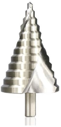 Jecdfs broca escalonada HSS PROFESSIONAL, fresas para metal, broca escalonada para metal, Ø4-12mm broca cónica para taladrado de precisión en acero inoxidable, madera, plástico, peladora