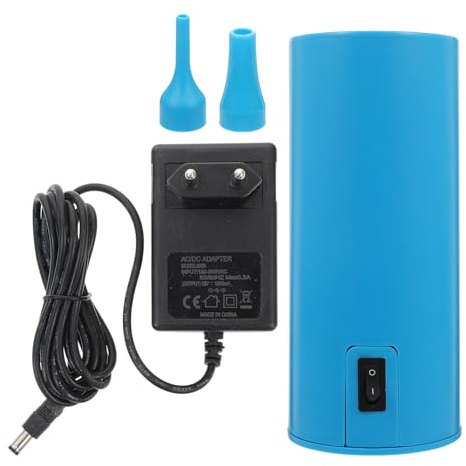 Veemoon Inflador Eléctrico Portátil para Globos de Plástico Abs, Bomba de Aire Compacta para Fiestas y Celebraciones, Llenador de Globos de Aire Voltaje Eu 220v, Herramienta de Inflación