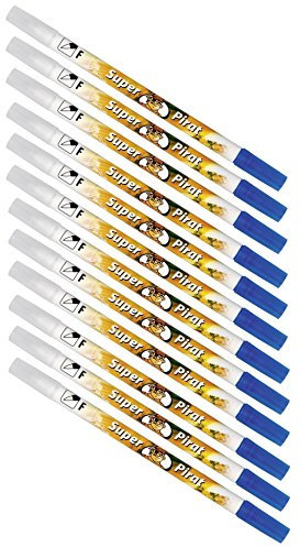 Pelikan Tintenlöscher Super-Pirat 850, 12 Stück (12er Set, Löscher F)