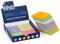 AdPads® selbstklebende Haftnotizzettel | 75 x 70mm, 12 Blöcke à 100 Blatt, Set Bunt Pastellfarbe | Große Sticky Notes Box