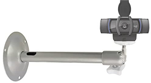 TronicXL Webcam Halterung Wandhalterung Deckenhalterung Tisch Ständer kompatibel mit Logitech C920 Brio 4K C925e C922x C922 C930e C930 C615 Kamera Microsoft Lifecam Studio Zoom-Call Zubehör Aukey