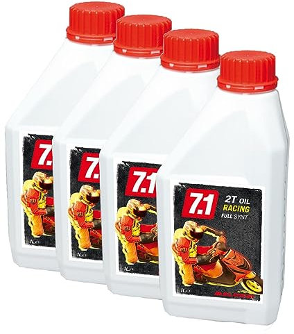 Kit da 4 LT Litri Olio Miscela Malossi sintetico 7.1 Racing 2T